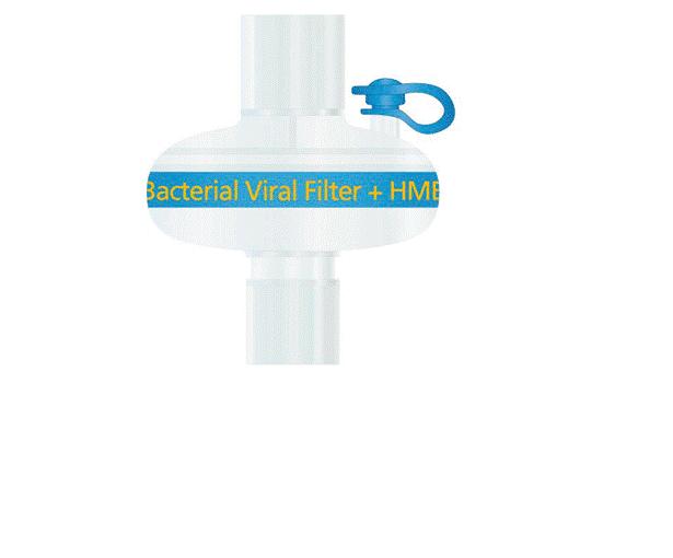 Фільтр ThermoShield Міні вірусобактеріальний тепловологообмінний із портом Луер (Виробник: FLEXICARE)